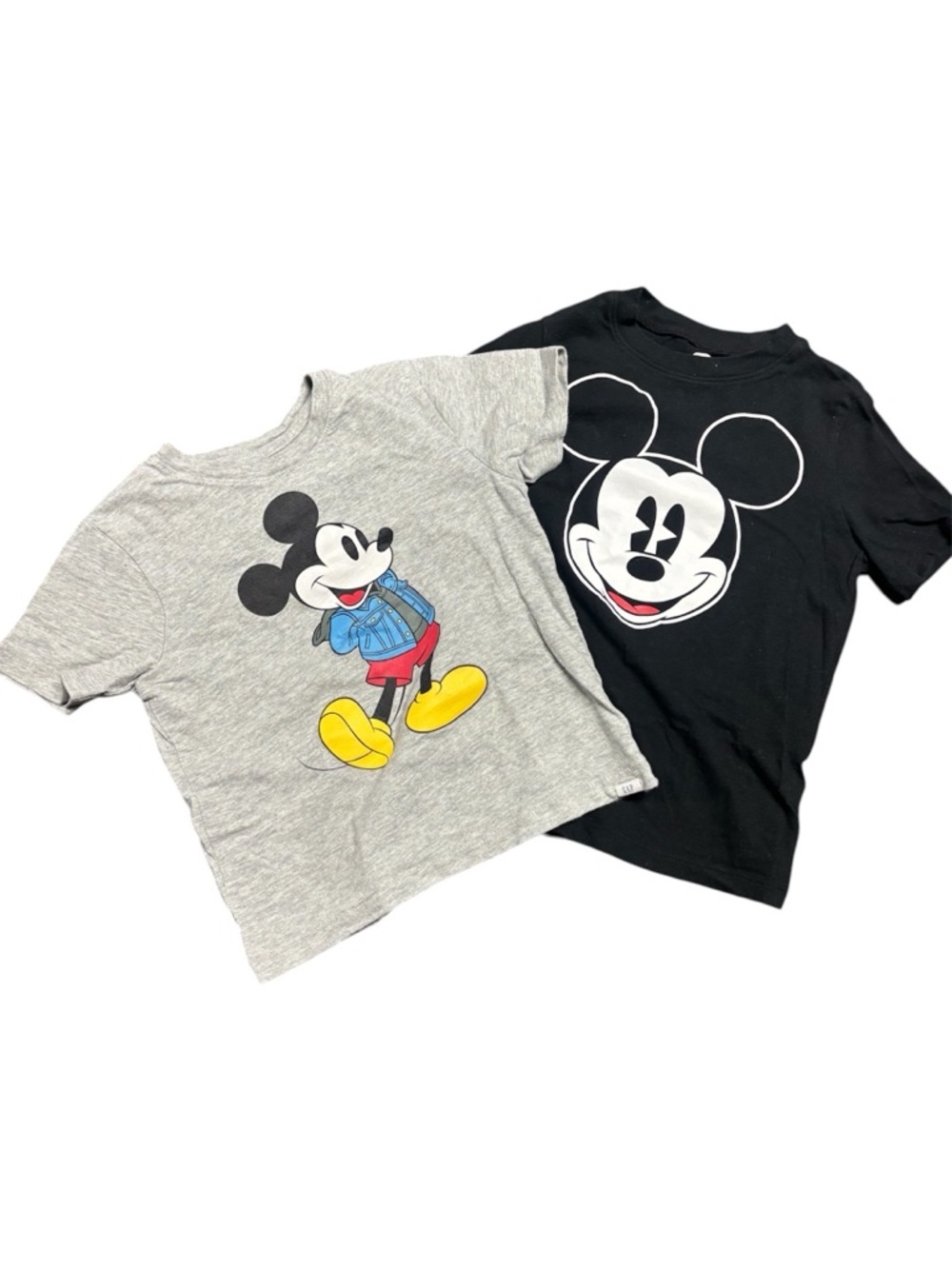 Disney Mickey Mouse T-Shirt Bundle Kids Size 5T GAP & Old Navy 2 Pack